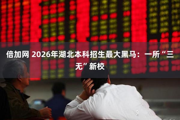 倍加网 2026年湖北本科招生最大黑马：一所“三无”新校